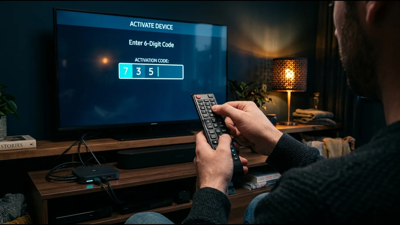 Installation d'une application IPTV sur Firestick relié à une télévision