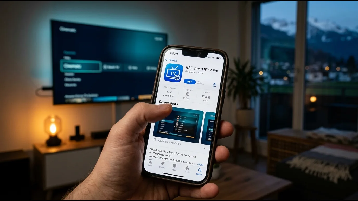 smartphone affichant le tarif de l'abonnement IPTV 12 mois à 49,99 euros