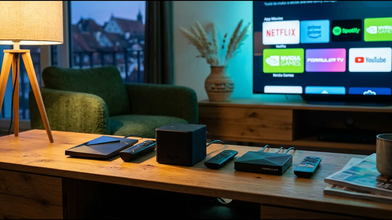 Bibliothèque VOD IPTV affichant des affiches de films et séries
